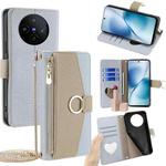 For vivo X200s 5G Crossbody Litchi Texture Leather Phone Case(Blue)