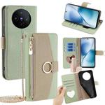 For vivo X200s 5G Crossbody Litchi Texture Leather Phone Case(Green)
