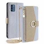 For Nokia C300 4G Crossbody Litchi Texture Leather Phone Case(Blue)