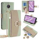 For Nokia C10 / C20 Crossbody Litchi Texture Leather Phone Case(Green)