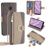 For Nokia C10 / C20 Crossbody Litchi Texture Leather Phone Case(Grey)