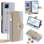 For Nokia C21 Crossbody Litchi Texture Leather Phone Case(Blue)