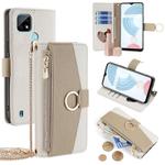 For Nokia C21 Crossbody Litchi Texture Leather Phone Case(White)