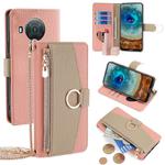 For Nokia X10 / X20 Crossbody Litchi Texture Leather Phone Case(Pink)
