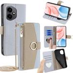For Honor 400 Global 156.5mm Crossbody Litchi Texture Leather Phone Case(Blue)