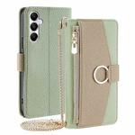 For Samsung Galaxy A05s 4G Crossbody Litchi Texture Leather Phone Case(Green)