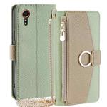 For Samsung Galaxy Xcover 7 5G Crossbody Litchi Texture Leather Phone Case(Green)