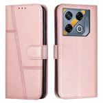 For Infinix GT 20 Pro Stitching Calf Texture Buckle Leather Phone Case(Pink)