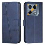 For Infinix GT 20 Pro Stitching Calf Texture Buckle Leather Phone Case(Blue)