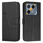 For Infinix GT 20 Pro Stitching Calf Texture Buckle Leather Phone Case(Black)