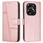 For itel S23+ Stitching Calf Texture Buckle Leather Phone Case(Pink)