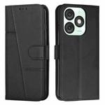 For itel A50 Stitching Calf Texture Buckle Leather Phone Case(Black)