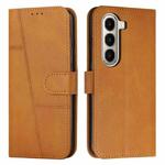For itel A95 5G Stitching Calf Texture Buckle Leather Phone Case(Yellow)
