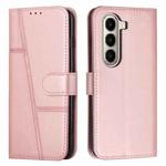 For itel A95 5G Stitching Calf Texture Buckle Leather Phone Case(Pink)