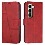 For itel A95 5G Stitching Calf Texture Buckle Leather Phone Case(Red)