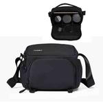 Cwatcun D101 Crossbody Camera Bag Photography Lens Shoulder Bag, Size:29 x 24 x 17cm(Black)