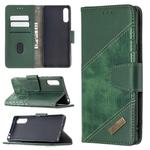 For Sony Xperia L4 Matching Color Crocodile Texture Horizontal Flip PU Leather Case with Wallet & Holder & Card Slots(Green)