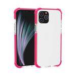 For iPhone 12 mini Four-corner Shockproof TPU + Acrylic Protective Case(Pink)