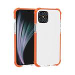 For iPhone 12 / 12 Pro Four-corner Shockproof TPU + Acrylic Protective Case(Orange)