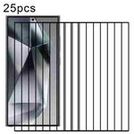 For Samsung Galaxy S25 Ultra 5G 25pcs Full Glue Screen Tempered Glass Film, Support Fingerprint Unlocking