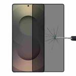 For Samsung Galaxy S25 Ultra 5G Full Cover Anti-peeping Tempered Glass Film, Support Fingerprint Unlocking