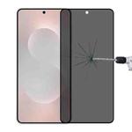 For Samsung Galaxy S25 Edge 5G Full Cover Anti-peeping Tempered Glass Film, Support Fingerprint Unlocking