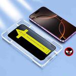 For iPhone 16 Pro Anti-peeping Fast Attach Dust-proof Anti-static Tempered Glass Film