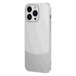 For iPhone 13 Pro Two Color Frosted Shockproof Phone Case(Silver)