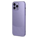 For iPhone 12 Pro Max Two Color Frosted Shockproof Phone Case(Purple)