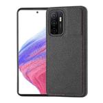 For Samsung Galaxy A32 4G Litchi Pattern Stitched Side-mounted Phone Case(Black)