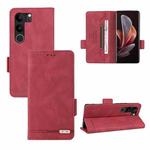 For vivo V29 5G / S17 5G / S17 Pro Magnetic Clasp Leather Phone Case(Red)