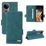 For vivo S19 Pro Magnetic Clasp Leather Phone Case(Green)