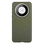 For Huawei Mate 60 Wheat Straw Material + TPU Phone Case(Army Green)