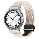 For Samsung Galaxy Watch 6 / 5 / 4 Magnetic Fold Buckle Nylon Woven Watch Band(Starlight Colorful)