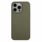 For iPhone 15 Pro Max Wheat Straw Material + TPU Phone Case(Army Green)