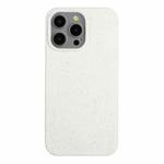 For iPhone 15 Pro Wheat Straw Material + TPU Phone Case(White)