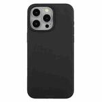 For iPhone 15 Pro Wheat Straw Material + TPU Phone Case(Black)