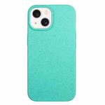 For iPhone 15 Plus Wheat Straw Material + TPU Phone Case(Green)