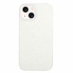 For iPhone 15 Wheat Straw Material + TPU Phone Case(White)