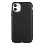 For iPhone 11 Wheat Straw Material + TPU Phone Case(Black)