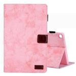 For Samsung Galaxy Tab A9 Cloth Texture Leather Tablet Case(Pink)