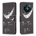 For Realme 12+ 5G Colored Drawing Pattern Leather Phone Case(Smirk)