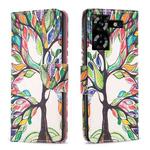 For Tecno Pova 5 Colored Drawing Pattern Leather Phone Case(Tree Life)