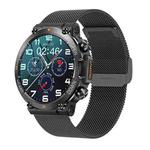 K56 Pro 1.39 inch Smart Steel Strap Wristband Support Heart Rate Monitoring / Blood Pressure Monitoring(Black Milanese)