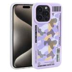 For iPhone 15 Pro Max Mutural Billboard Series Phone Case(Purple)