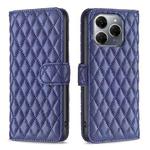 For Tecno Spark 20 Pro 5G Diamond Lattice Wallet Flip Leather Phone Case(Blue)