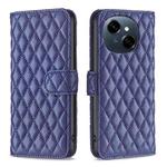 For Tecno Spark Go 1 / Pop 9 Diamond Lattice Wallet Flip Leather Phone Case(Blue)