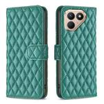 For Tecno Pova 7 Ultra 5G Diamond Lattice Wallet Flip Leather Phone Case(Green)