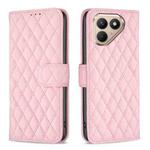 For Tecno Pova 7 Ultra 5G Diamond Lattice Wallet Flip Leather Phone Case(Pink)