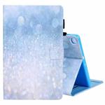 For Samsung Galaxy Tab A9+ Colored Drawing Leather Tablet Case(Sparkling Sand)